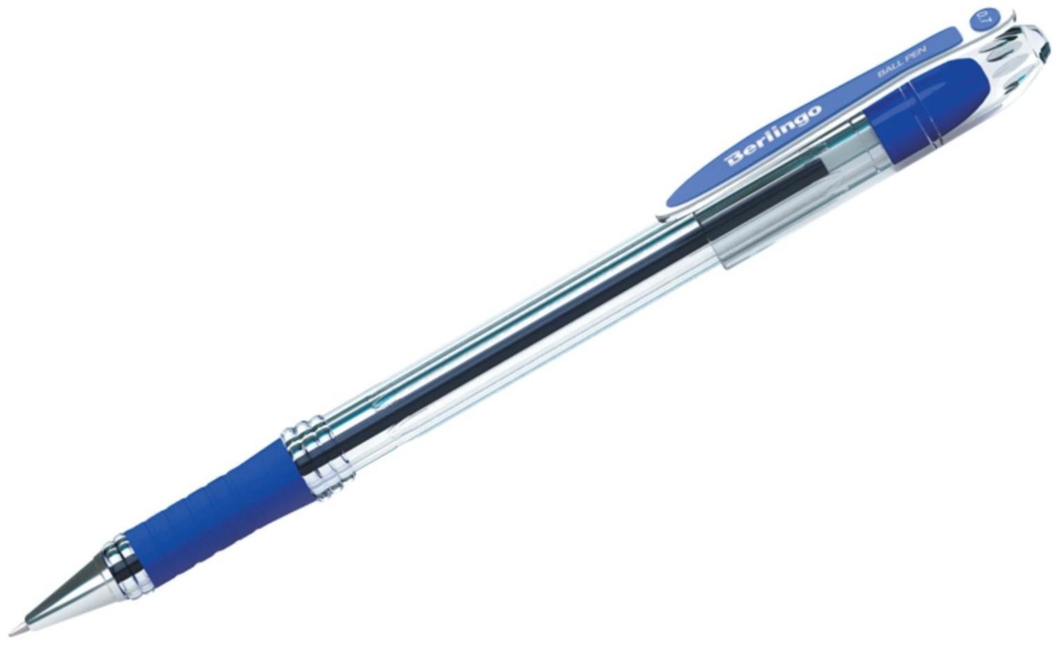 Ручка шариковая I-15, узел 0.7 мм, чернила синие, грип