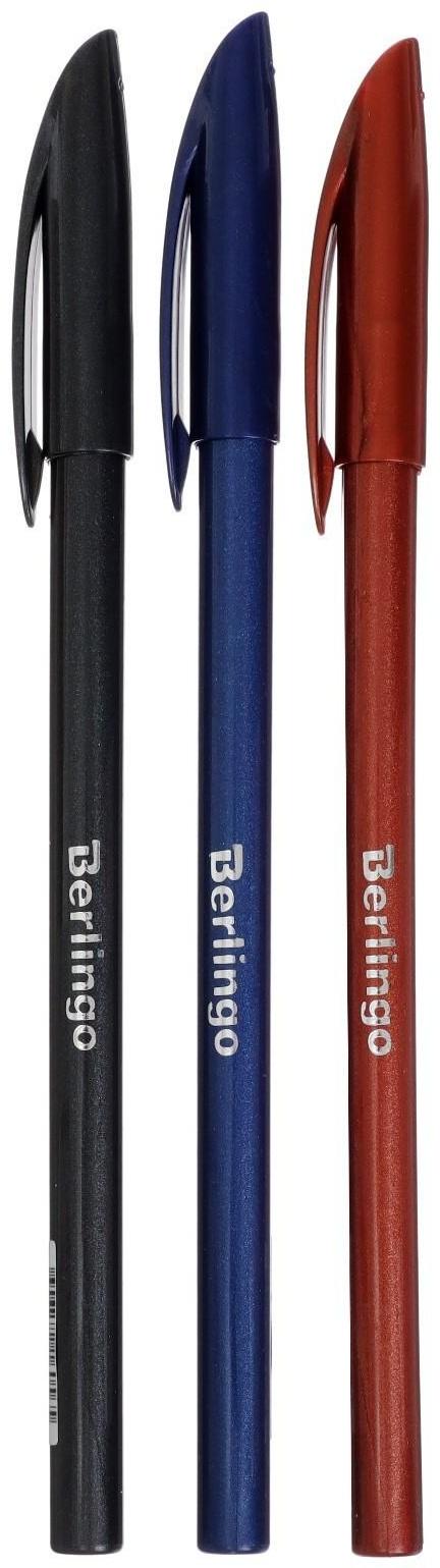 Ручка шариковая 0.7 мм, Metallic, чернила синие