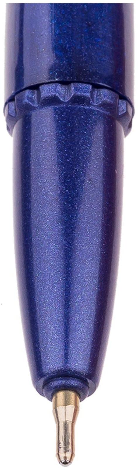 Ручка шариковая 0.7 мм, Metallic, чернила синие