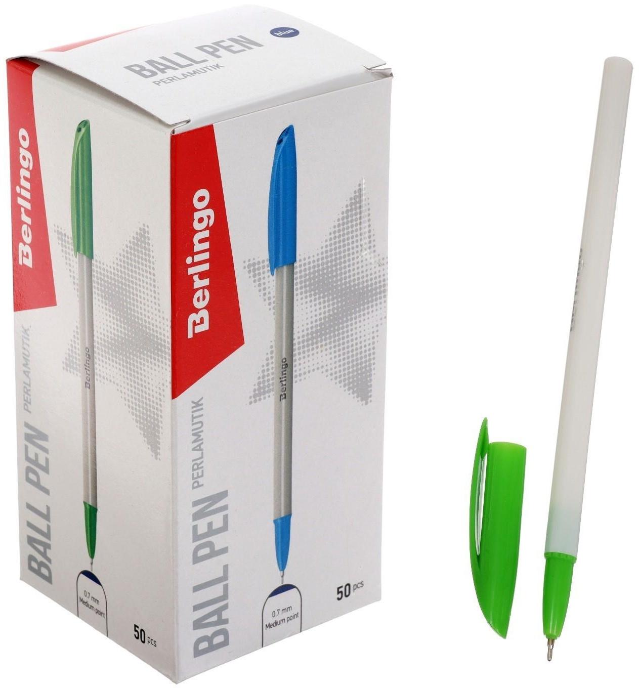 Ручка шариковая 0.7 мм, Perlamutik, чернила синие