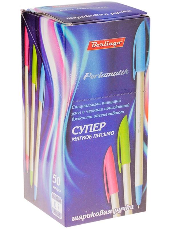 Ручка шариковая 0.7 мм, Perlamutik, чернила синие