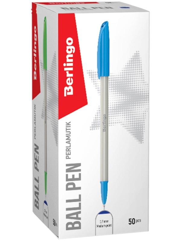 Ручка шариковая 0.7 мм, Perlamutik, чернила синие