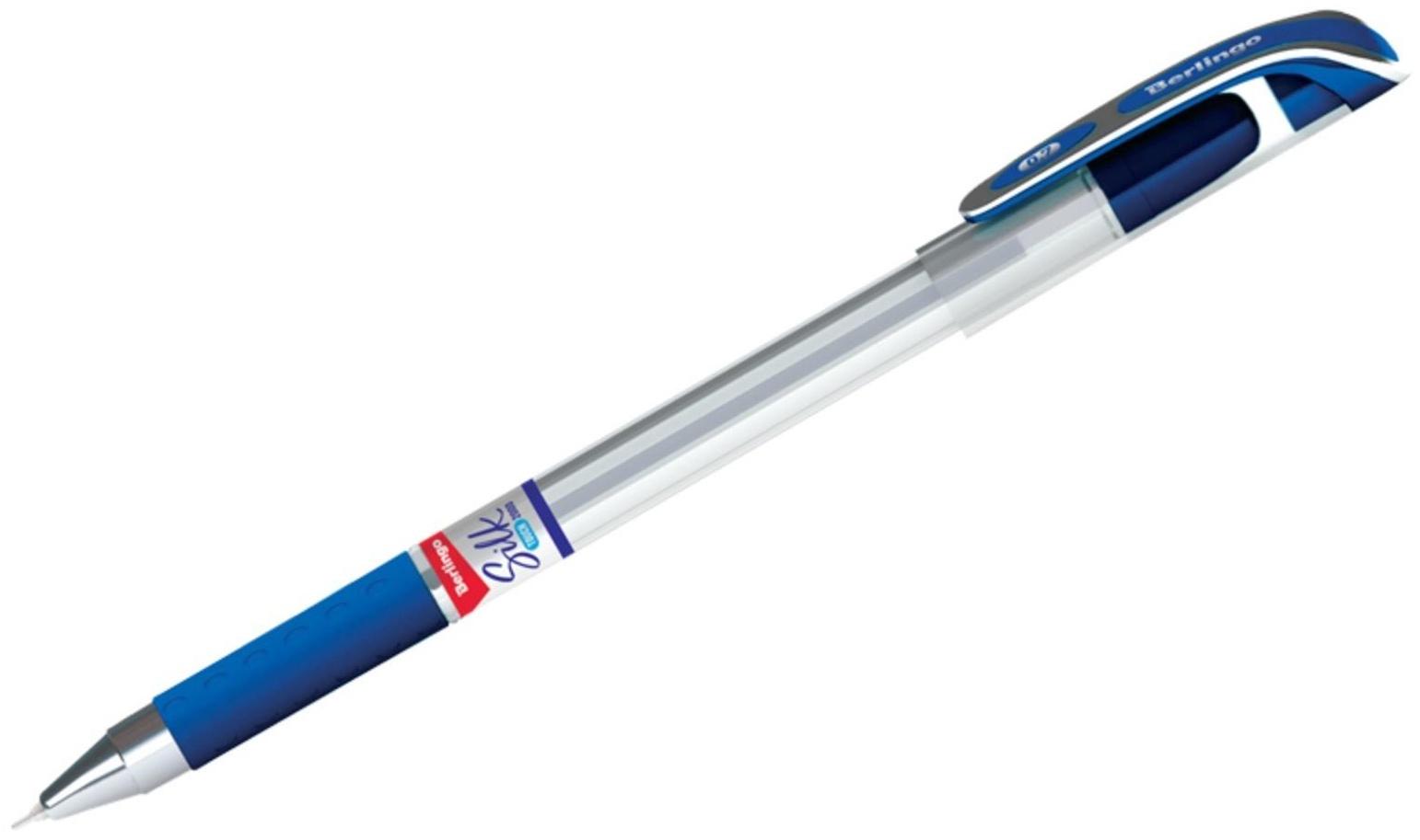 Ручка шариковая Silk Touch 2000, узел 0.7 мм, чернила синие, игольчатый стержень, грип