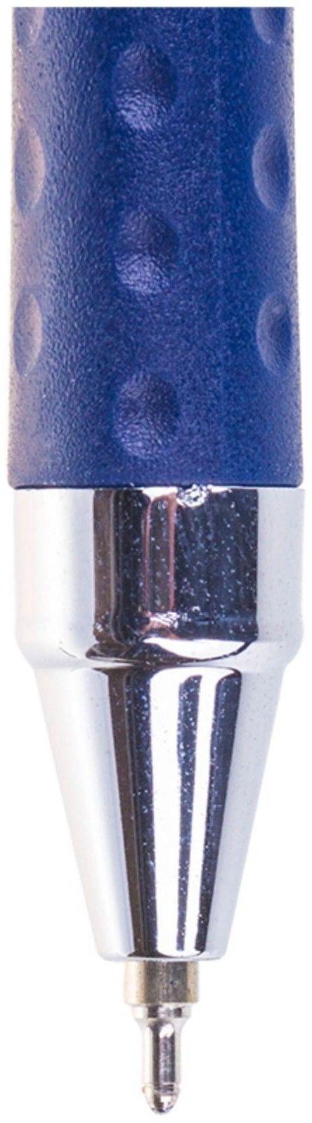 Ручка шариковая Silk Touch 2000, узел 0.7 мм, чернила синие, игольчатый стержень, грип