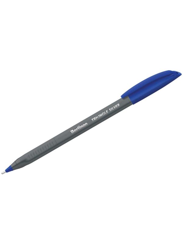 Ручка шариковая 1.0 мм, Triangle Silver, чернила синие, трёхгранная