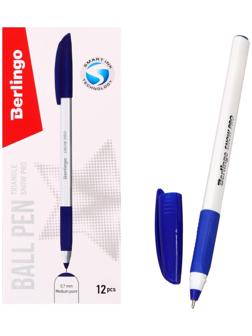 Ручка шариковая Triangle Snow Pro, узел 0.7 мм, чернила синие, грип