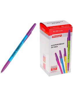 Ручка шариковая W-219 Color, узел 0.7 мм, чернила синие, микс