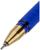 Ручка шариковая xGold, узел 0.7 мм, чернила синие, игольчатый стержень, грип