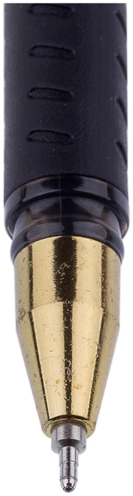 Ручка шариковая xGold, узел 0.7 мм, чернила чёрные, игольчатый стержень, грип