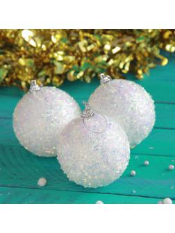 Набор шаров пластик d-6,5 см, 6 шт 