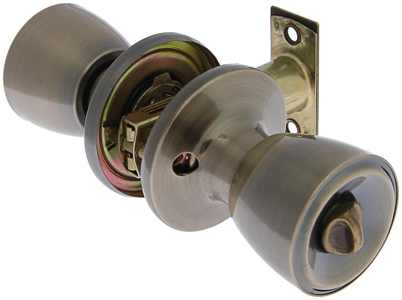 Защелка 1203, с ключом, цвет бронза