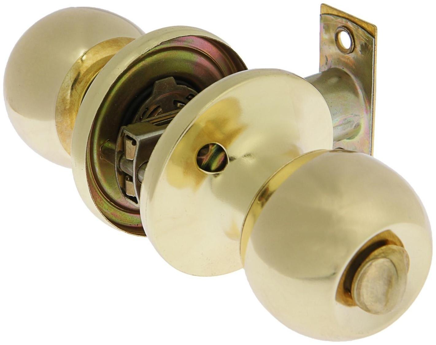 Защелка 1303, с ключом, цвет золото