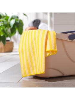 Тряпка для мытья пола Доляна «Полоска», 50×70 см, микрофибра, 160 гр, цвет МИКС