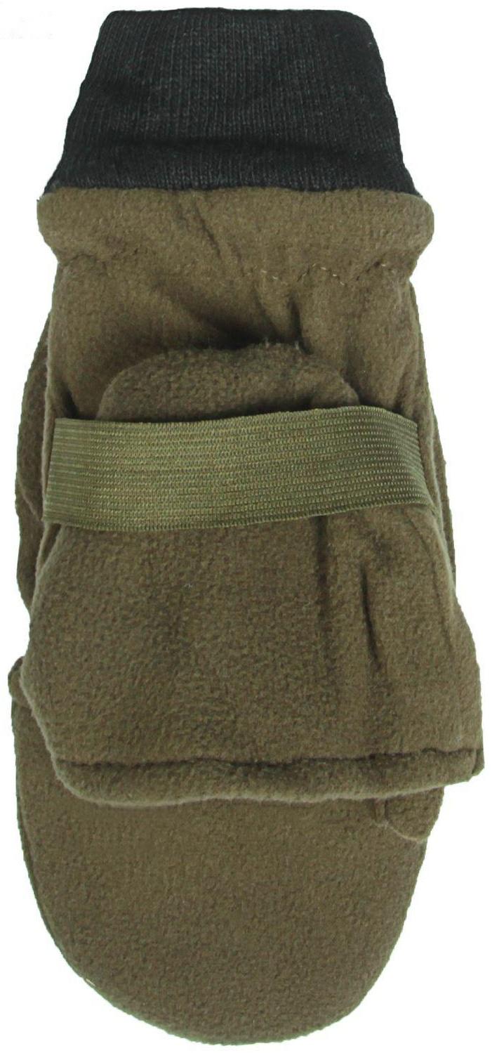 Перчатки рыбака, флис, цвет ХАКИ