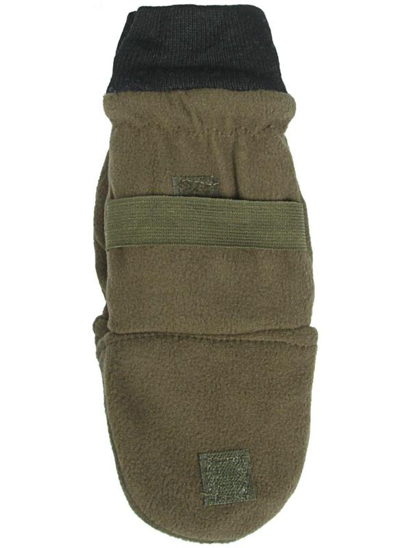 Перчатки рыбака, флис, цвет ХАКИ