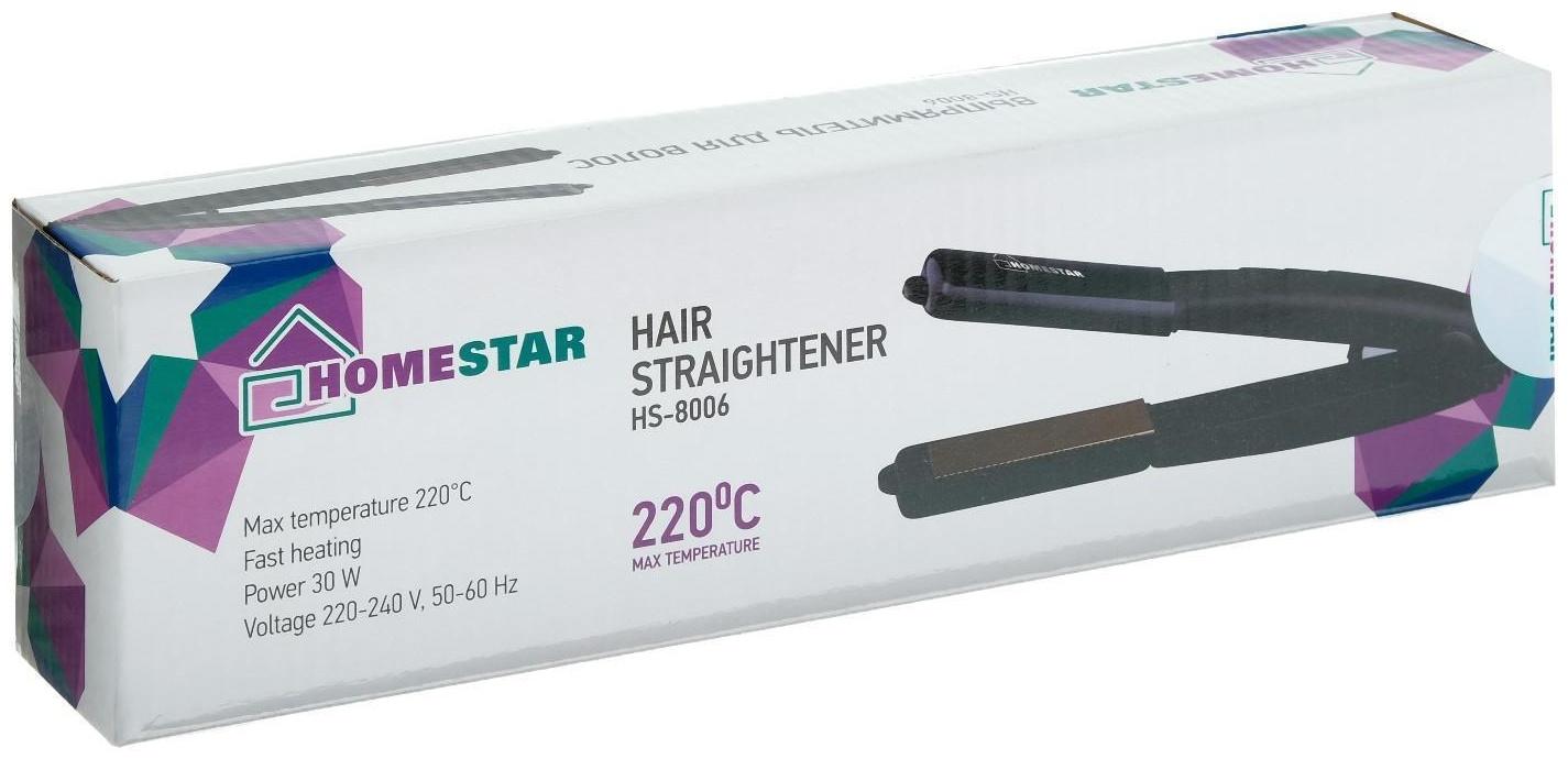 Выпрямитель HOMESTAR HS-8006, 35 Вт, алюминиевое покрытие, 220°С, черный