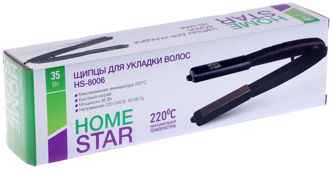 Выпрямитель HOMESTAR HS-8006, 35 Вт, алюминиевое покрытие, 220°С, черный