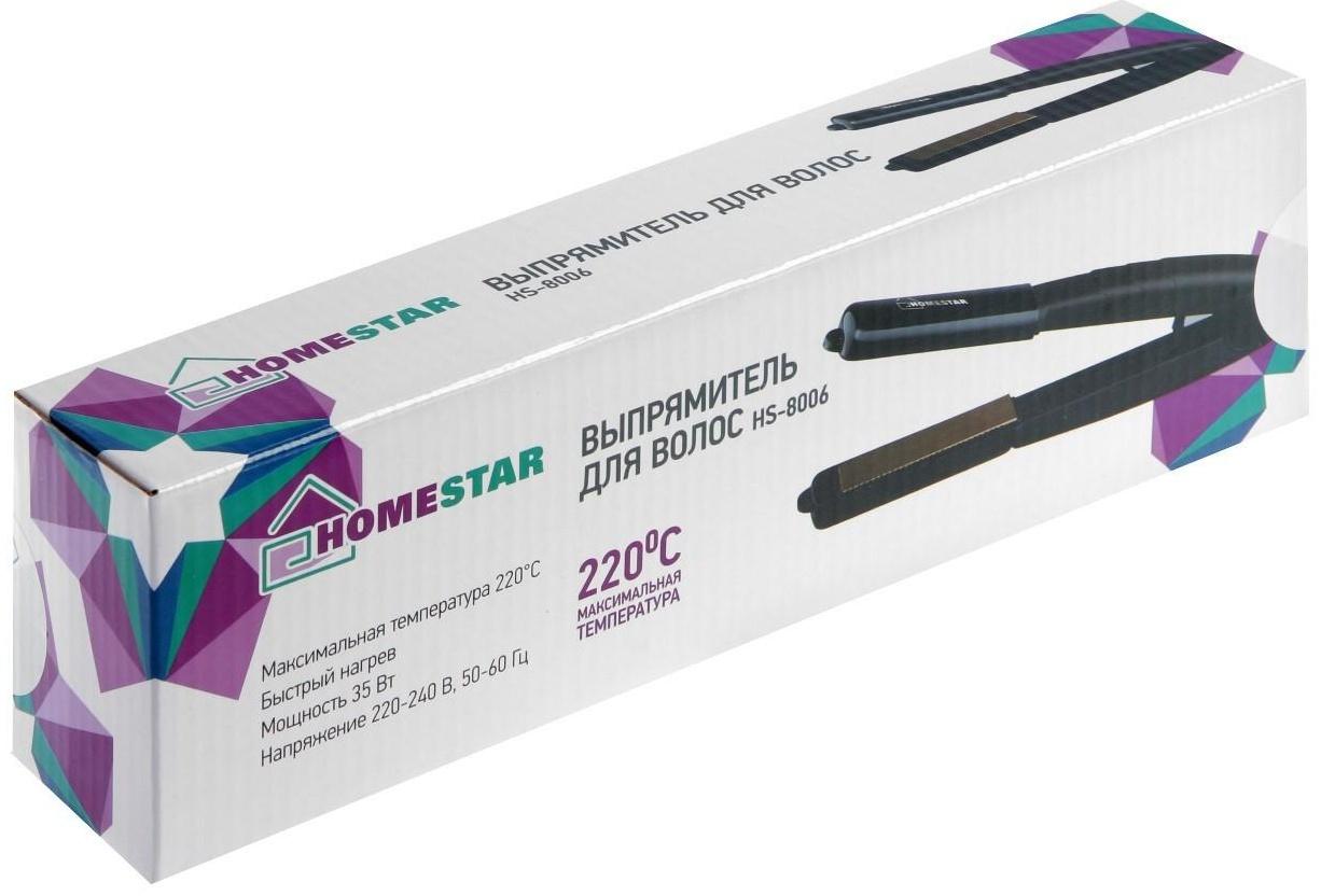 Выпрямитель HOMESTAR HS-8006, 35 Вт, алюминиевое покрытие, 220°С, черный