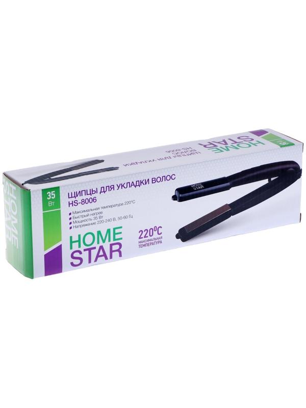 Выпрямитель HOMESTAR HS-8006, 35 Вт, алюминиевое покрытие, 220°С, черный