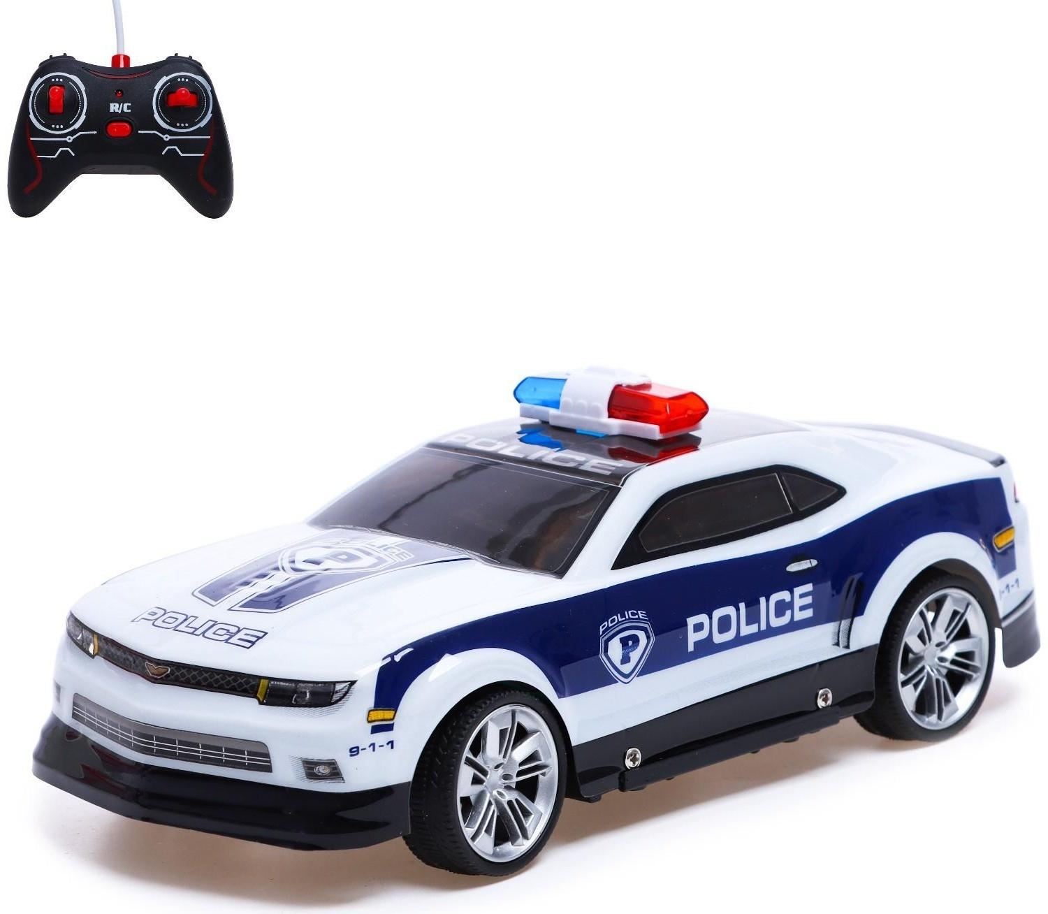 Машина радиоуправляемая «Патруль», работает от батареек, световые эффекты, цвета МИКС