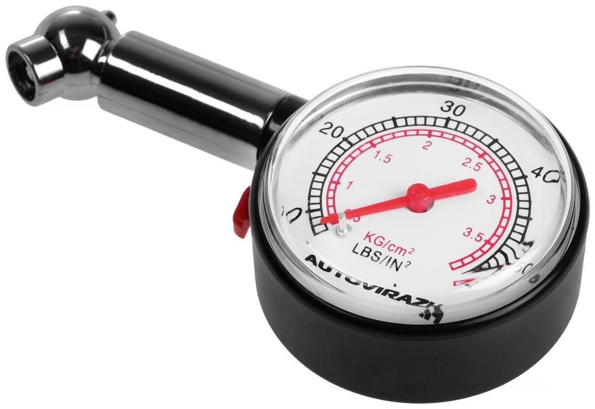 Манометр шинный Autovirazh AV-011504, в блистере