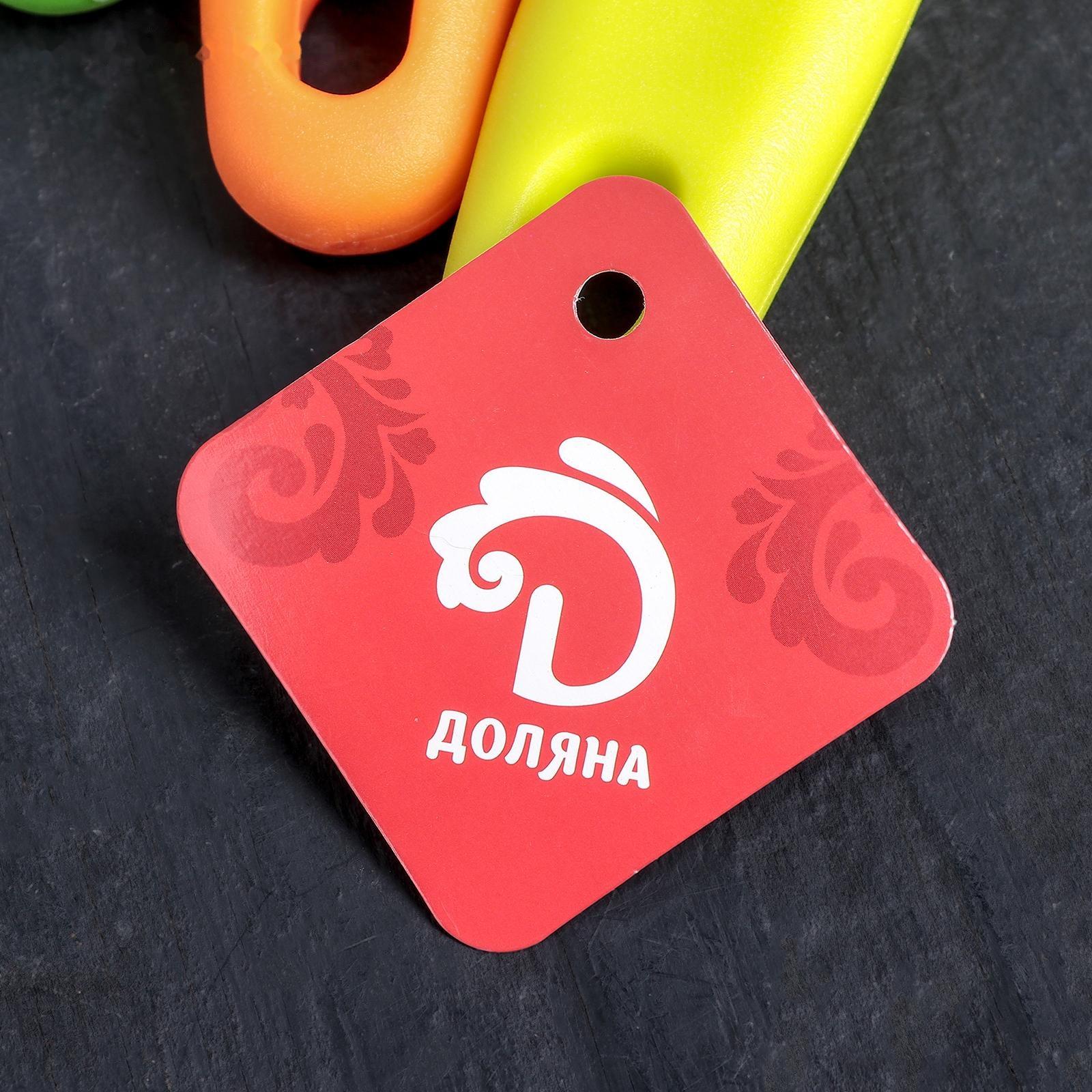 Нож для пиццы Доляна «Наклон», 20,5 см, цвет МИКС