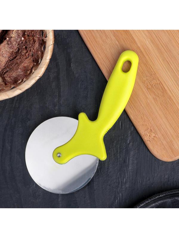 Нож для пиццы Доляна «Наклон», 20,5 см, цвет МИКС