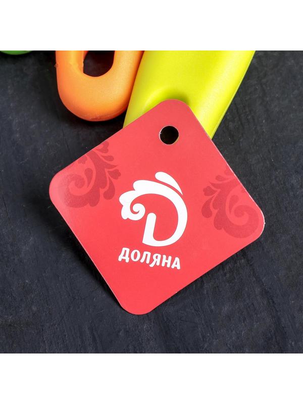 Нож для пиццы Доляна «Наклон», 20,5 см, цвет МИКС