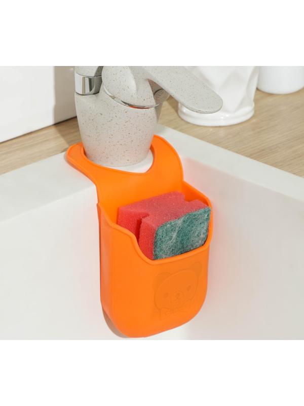 Подставка для губки Доляна «Симплекс», 20×9×4,5 см, цвет МИКС