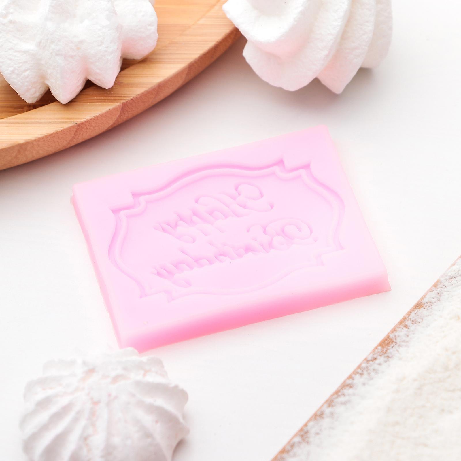 Молд Happy Birthday, 6,5×5,5 см, цвет МИКС