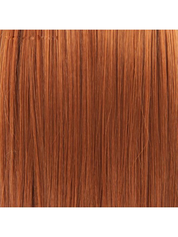 Волосы - тресс для кукол «Прямые» длина волос: 15 см, ширина:100 см, цвет № 30