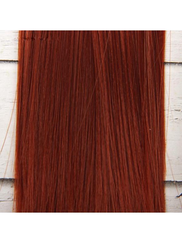 Волосы - тресс для кукол «Прямые» длина волос: 15 см, ширина:100 см, цвет № 350