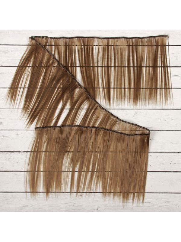 Волосы - тресс для кукол «Прямые» длина волос: 15 см, ширина:100 см, цвет № 18В