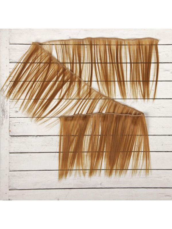 Волосы - тресс для кукол «Прямые» длина волос: 15 см, ширина:100 см, цвет № 16А