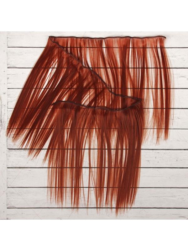 Волосы - тресс для кукол «Прямые» длина волос: 25 см, ширина: 100 см, цвет № 350