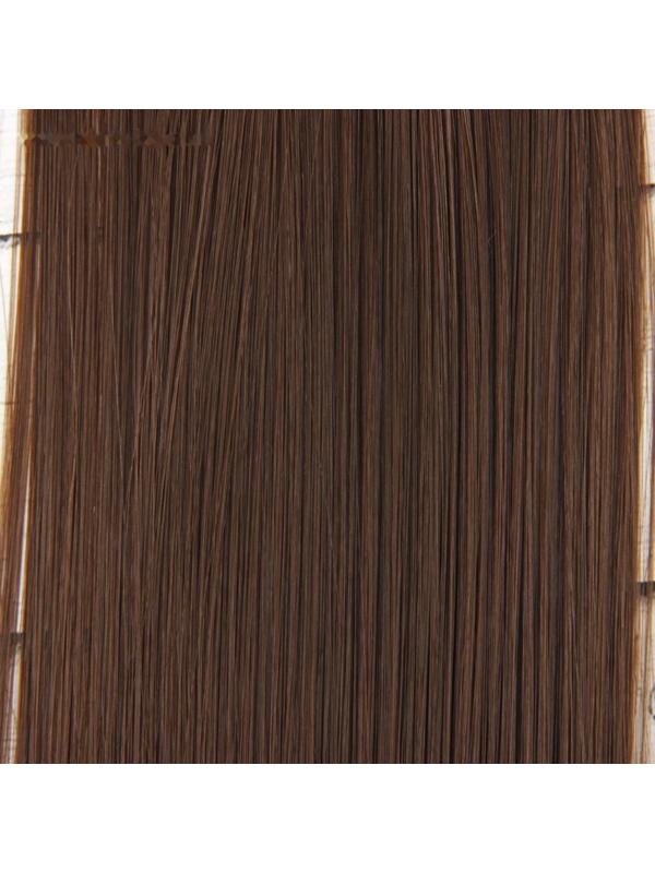 Волосы - тресс для кукол «Прямые» длина волос: 25 см, ширина:100 см, цвет № 6К