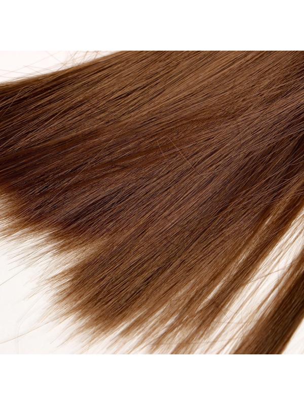 Волосы - тресс для кукол «Прямые» длина волос: 25 см, ширина:100 см, цвет № 6