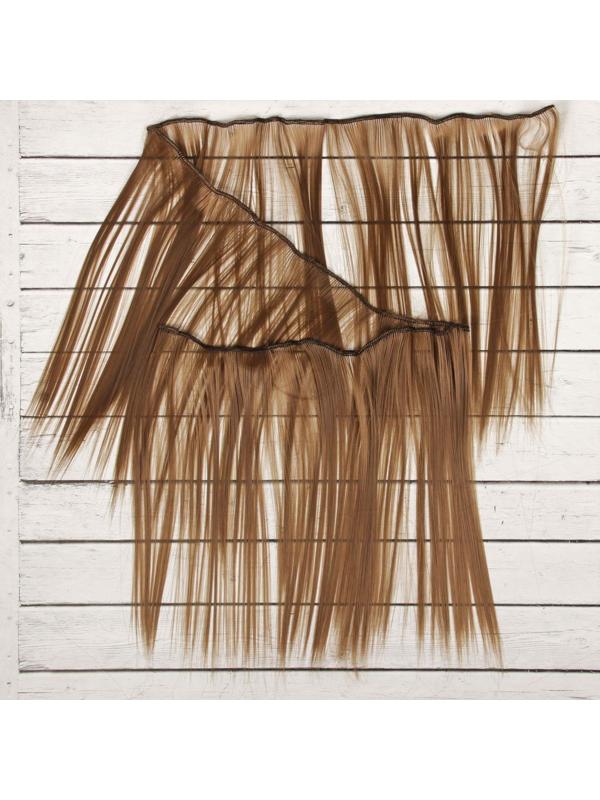 Волосы - тресс для кукол «Прямые» длина волос: 25 см, ширина: 100 см, цвет № 18Т