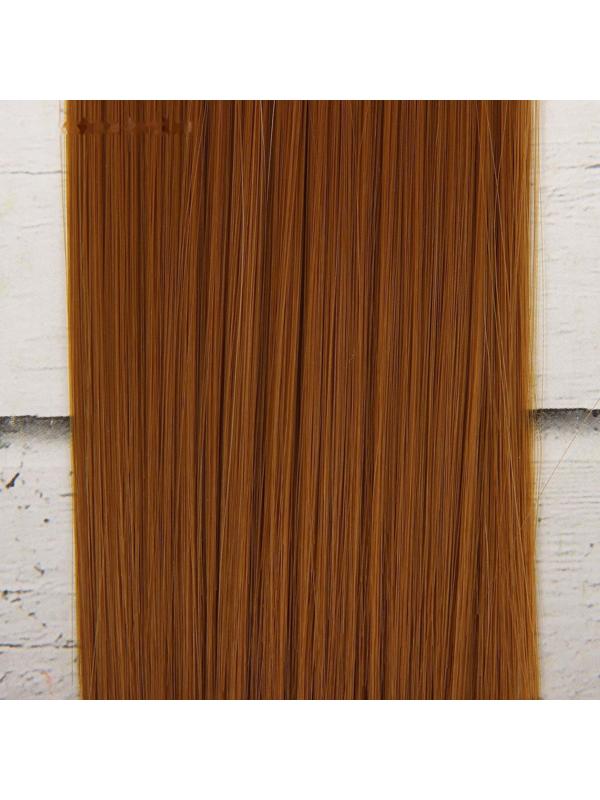 Волосы - тресс для кукол «Прямые» длина волос: 25 см, ширина:100 см, цвет № 27В