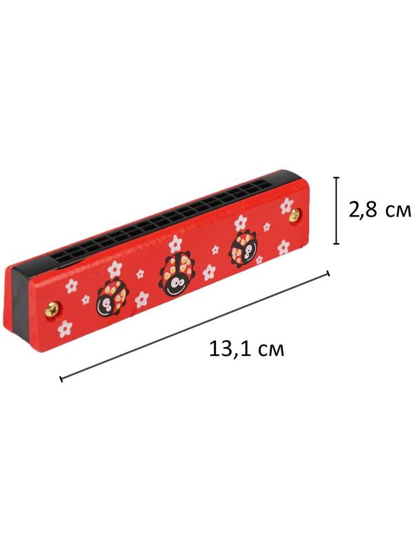 Губная гармошка «Хороший день», пластик, МИКС