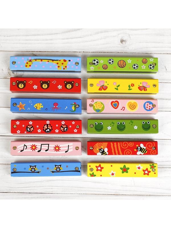 Губная гармошка «Хороший день», пластик, МИКС