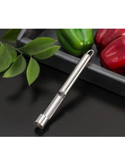 Нож для сердцевины Доляна «Металлик», 21 см, цвет хромированный