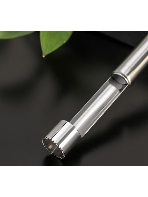 Нож для сердцевины Доляна «Металлик», 21 см, цвет хромированный