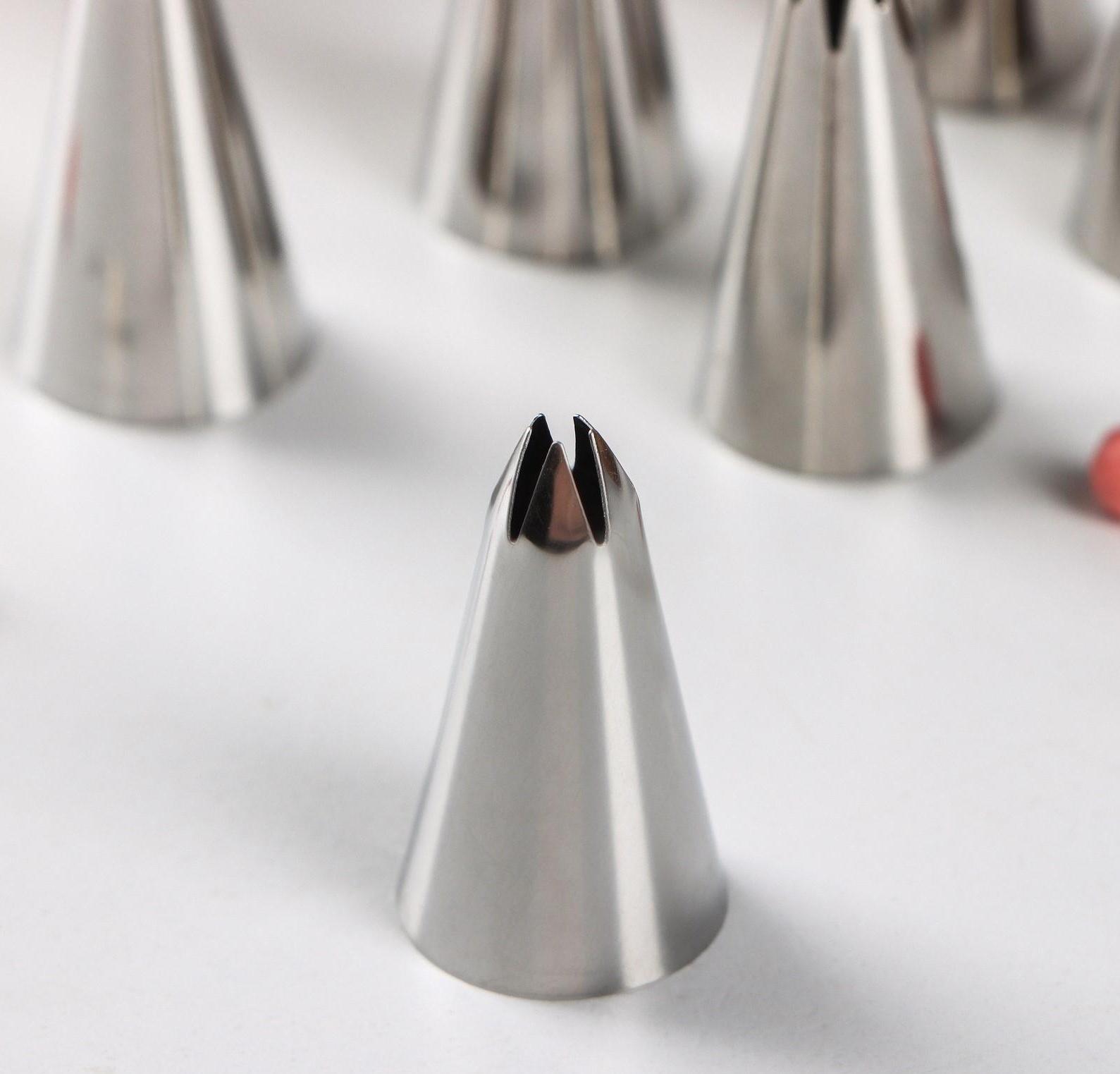 Набор насадок кондитерских Доляна, d=1,8 см, 6 шт, форма МИКС