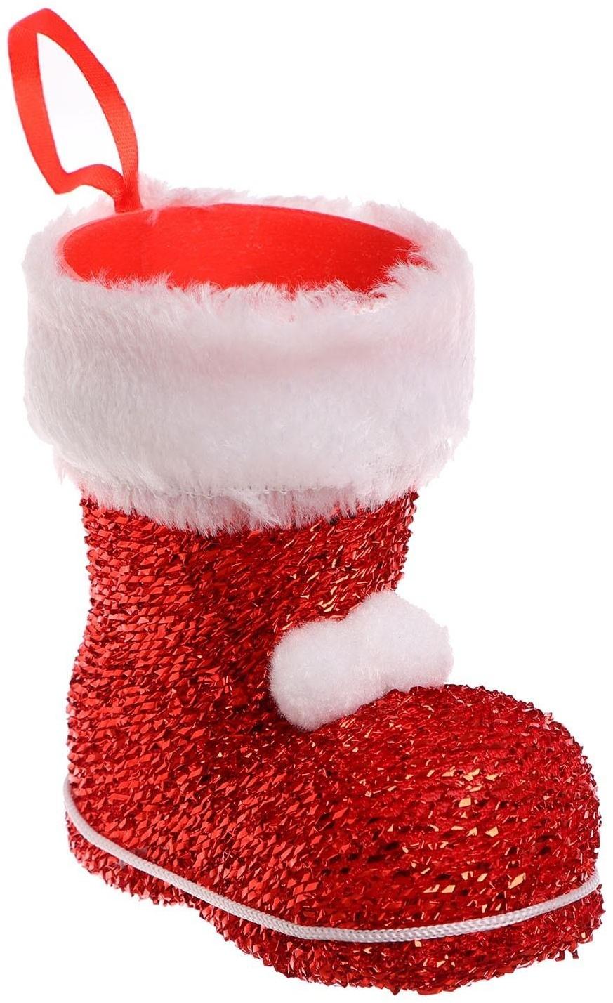 Подарочная упаковка «Сапожок», красный