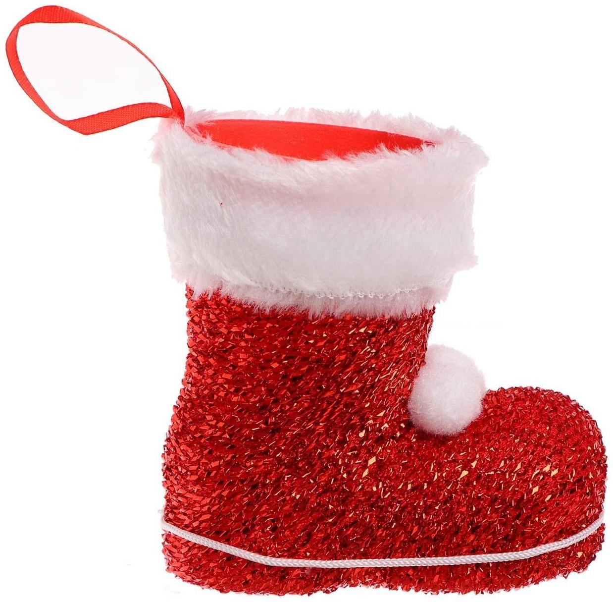 Подарочная упаковка «Сапожок», красный