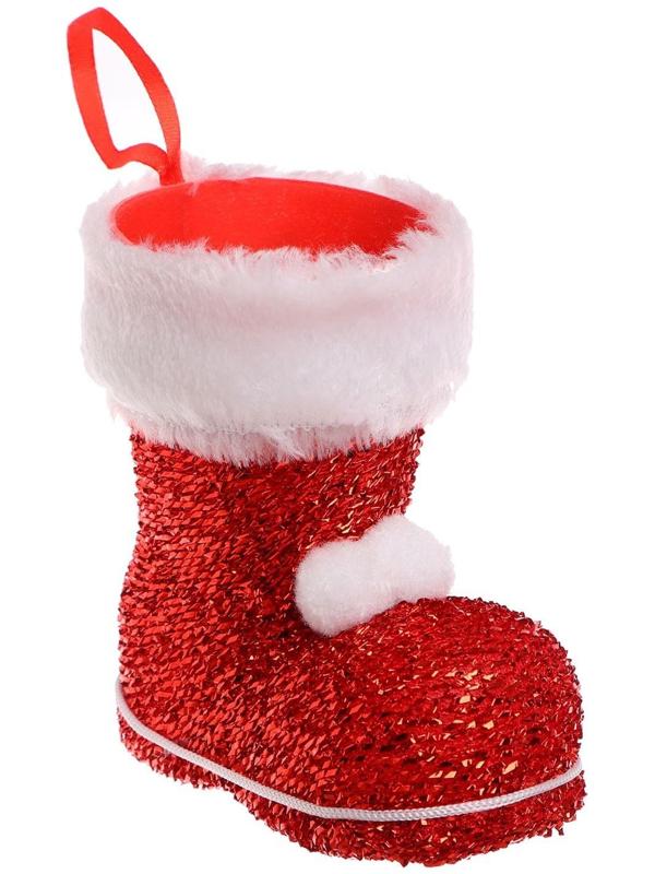 Подарочная упаковка «Сапожок», красный