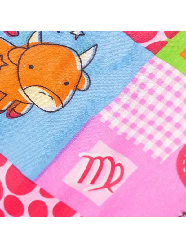 Пелёнка детская на непромокаемой основе, 65х50 см, рисунок гороскоп, цвета МИКС