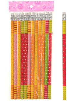 Карандаш чёрнографитный с ластиком Calligrata 