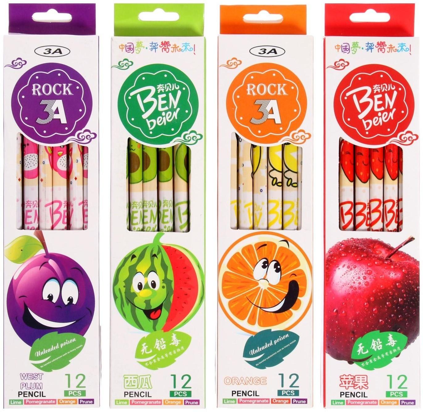 Карандаш чернографитный твёрдость НВ 